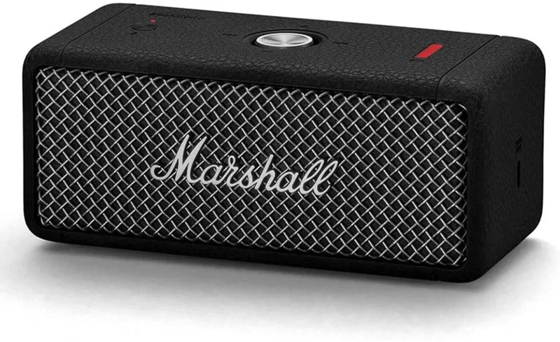 Emberton II - Bluetooth Speaker - Zwart & Staal van Marshall in Black Steel – productfoto