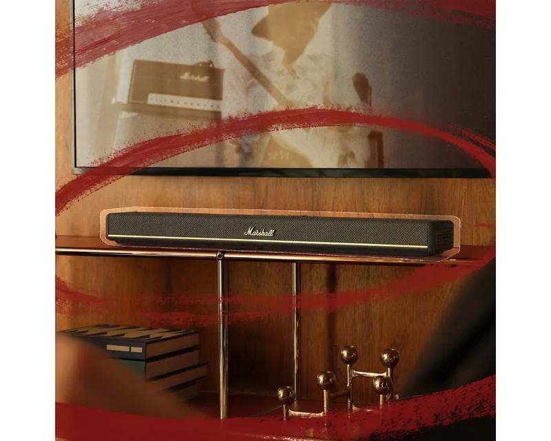 Heston 60 Soundbar Zwart by Marshall – product photo 2 of 5