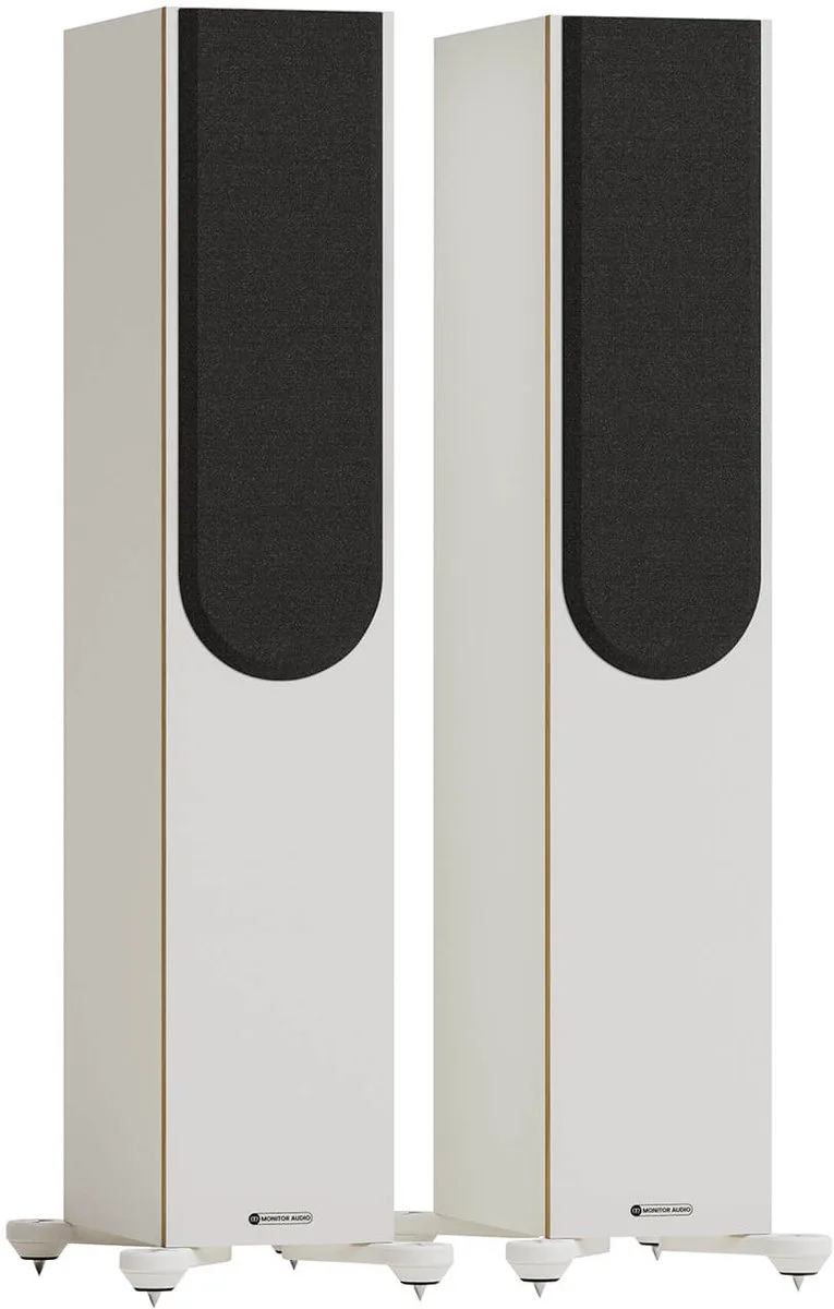 Bronze 300 - (7G) - Vloerstaande Luidspreker van Monitor Audio in Wit – productfoto