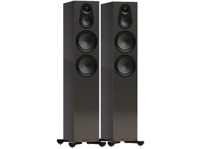 Silver 300 7G LE vloerstaande speaker Carbon Black Metallic van Monitor Audio – productfoto
