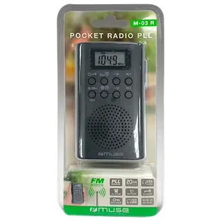 M-03r Pocket Draagbare Radio van Muse – productfoto 3 van 3