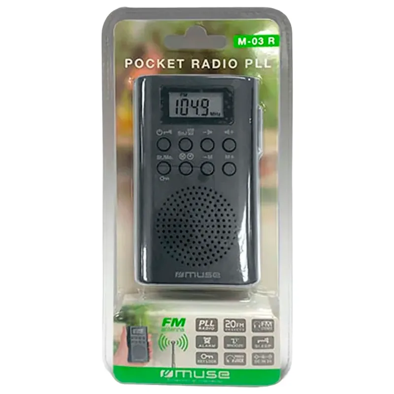 M-03r Pocket Draagbare Radio van Muse – productfoto 3 van 3