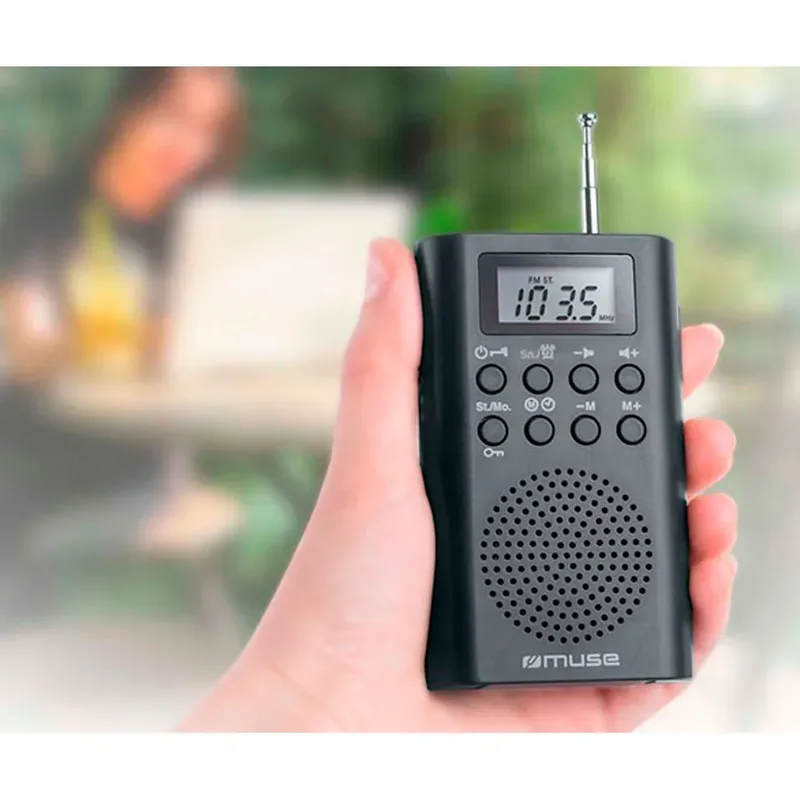 M-03r Pocket Draagbare Radio van Muse – productfoto 2 van 3