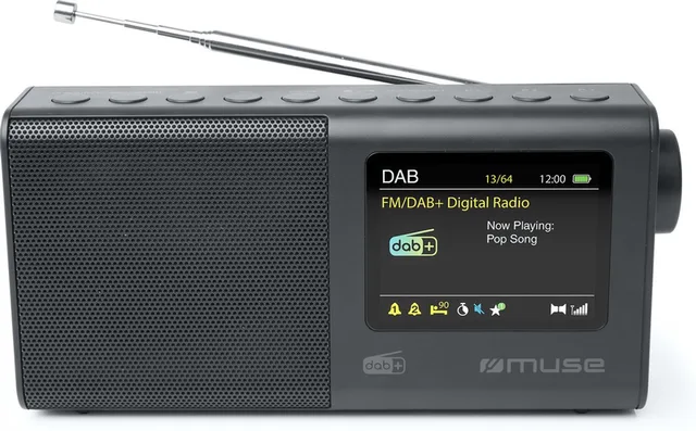 M-117DB - Draagbare DAB+/FM-radio met LCD-kleurendisplay