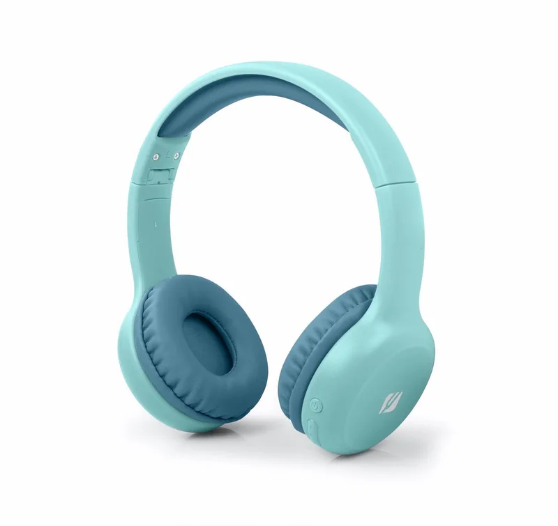 M-215BTB - Draadloze bluetooth stereo hoofdtelefoon voor kinderen från Muse i Blå – produktbild