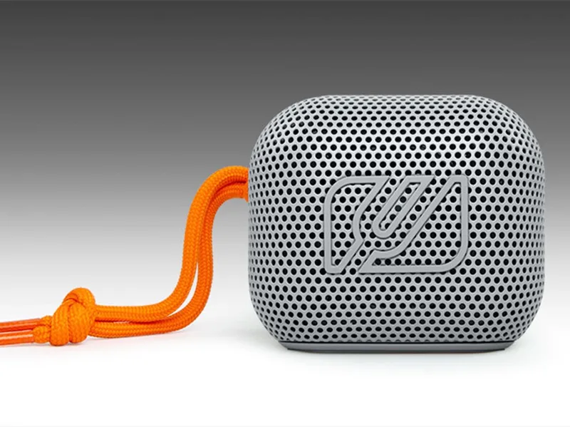 M-360LG - Portable bluetooth speaker, spatwaterdicht, 5W, grijs van Muse in Lichtgrijs – productfoto