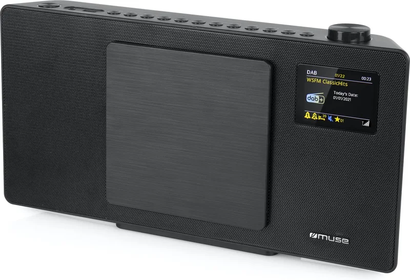 M-65DBT - Microsysteem met DAB+, CD, USB en bluetooth by Muse in Black – product photo