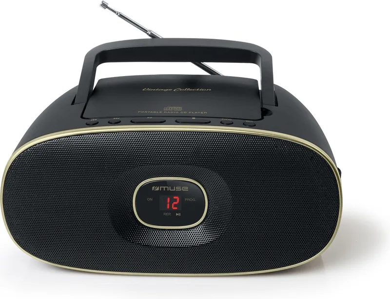 MD-202VT - Draagbare radio/CD-speler by Muse in Black – product photo