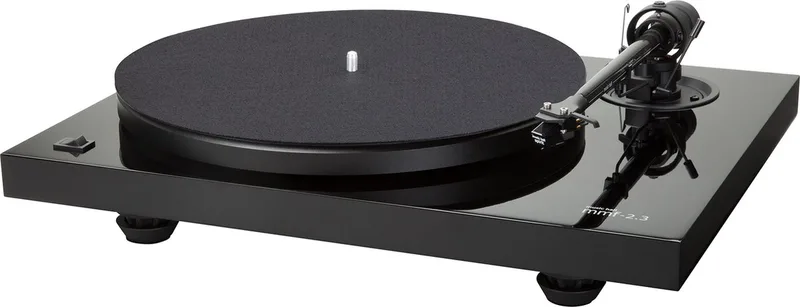 MMF-2.3PHONO, platenspeler incl. voorversterker en Spirit van Music Hall in Zwart – productfoto