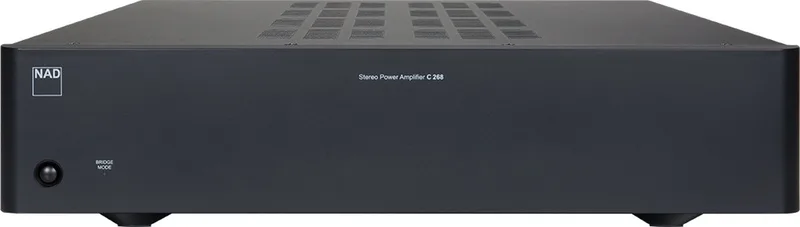 C 268 Stereo twee-kanaals eindversterker - Eindtrap 2x 80W by NAD in Black – product photo