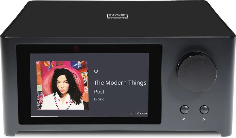 C700 V2 BluOS Streaming-versterker by NAD in Black – product photo