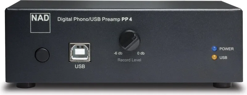 PP 4 Phono Voorversterker met USB voor Digitaliseren Vinyl - Zwart by NAD in Grafiet – product photo