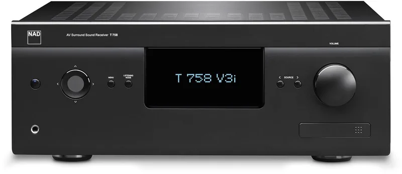 T758 V3I Surround Sound Receiver by NAD in Black – product photo