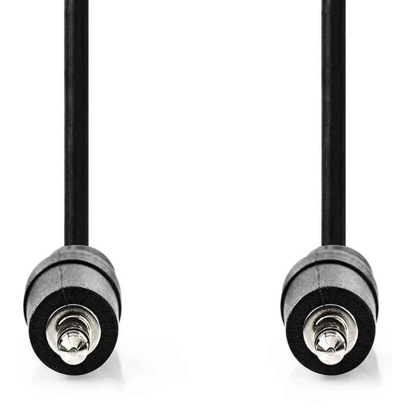 Cagb22000bk05 Stereo Audiokabel M-m Vernikkeld 3.5mm 3.5mm 0.5 M by Nedis – product photo 2 of 3
