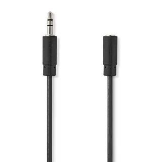 Cagb22050bk100 Stereo Audiokabel M-f Vernikkeld 3.5mm 3.5mm 10 M fra Nedis – produktbillede 1 af 3