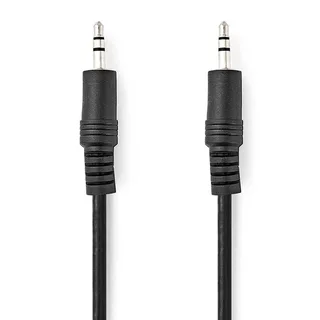 Cagl22000bk05 Stereo Audiokabel M-m Vernikkeld 3.5mm 3.5mm 0.5 M von Nedis – Produktfoto 1 von 3