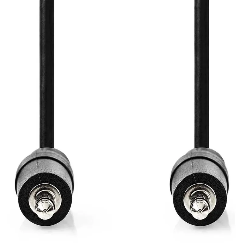 Cagl22000bk05 Stereo Audiokabel M-m Vernikkeld 3.5mm 3.5mm 0.5 M von Nedis – Produktfoto 2 von 3