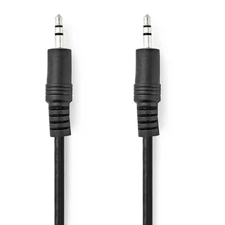 Cagl22000bk10 Stereo Audiokabel M-m Vernikkeld 3.5mm 3.5mm 1 M van Nedis – productfoto 1 van 3