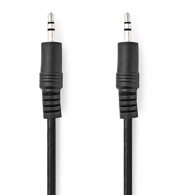 Cagl22000bk10 Stereo Audiokabel M-m Vernikkeld 3.5mm 3.5mm 1 M van Nedis – productfoto 1 van 3