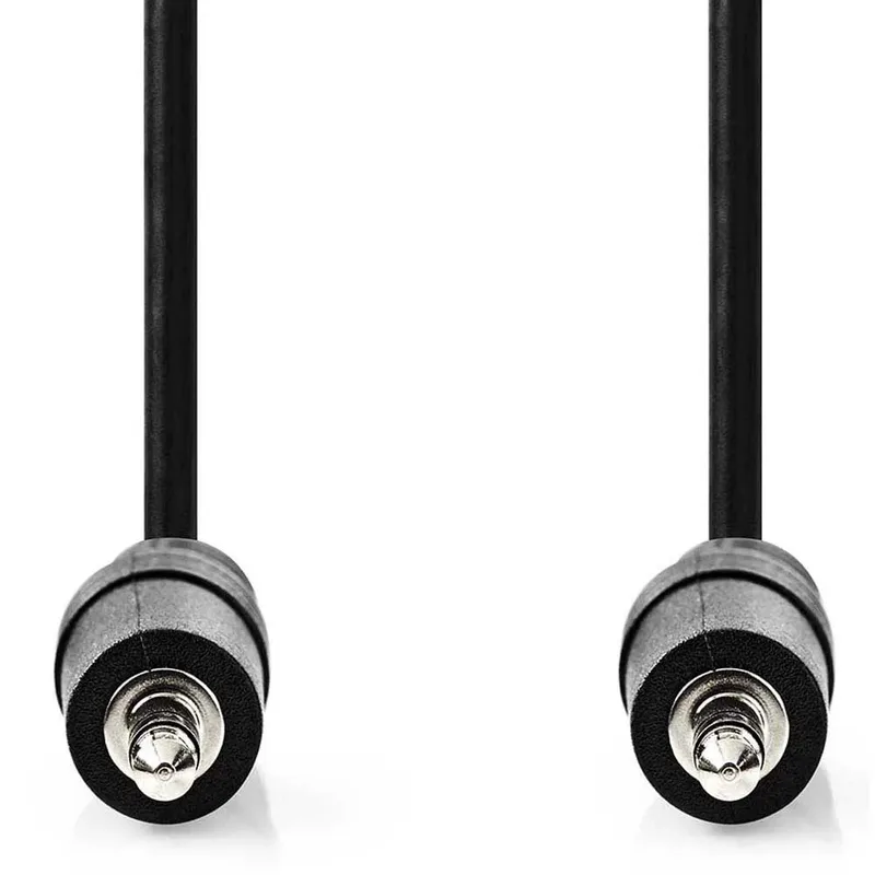 Cagl22000bk10 Stereo Audiokabel M-m Vernikkeld 3.5mm 3.5mm 1 M van Nedis – productfoto 2 van 3