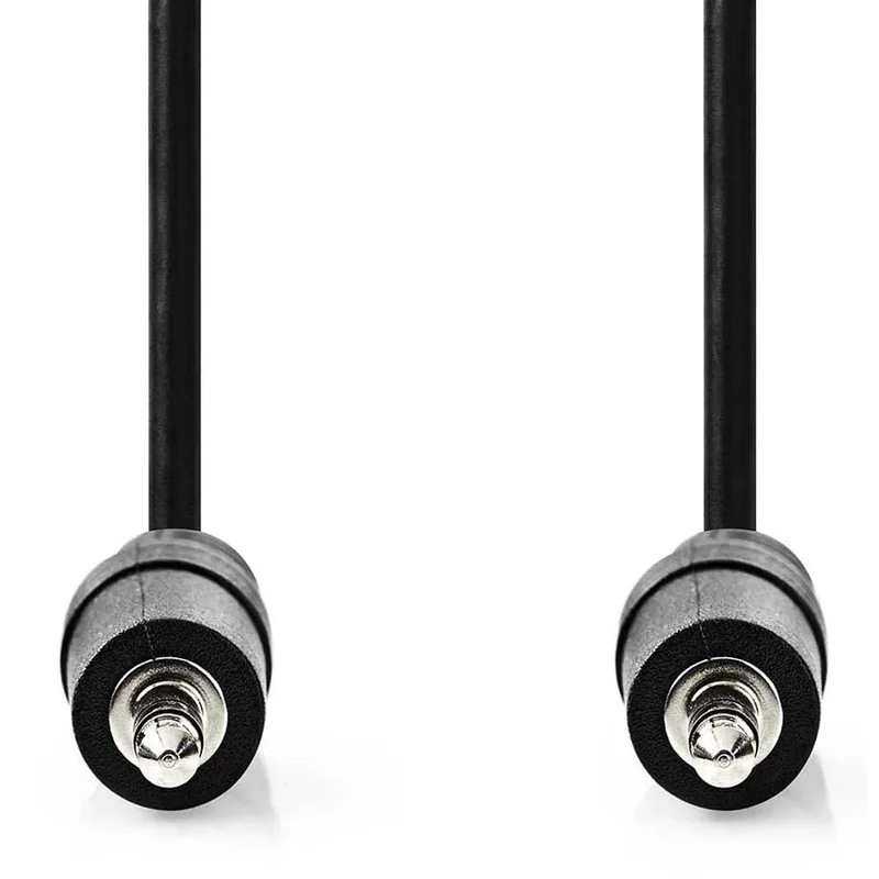 Cagl22000bk100 Stereo Audiokabel M-m Vernikkeld 3.5mm 3.5mm 10 M van Nedis – productfoto 2 van 3