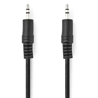 Cagl22000bk20 Stereo Audiokabel M-m Vernikkeld 3.5mm 3.5mm 2 M by Nedis – product photo 1 of 3