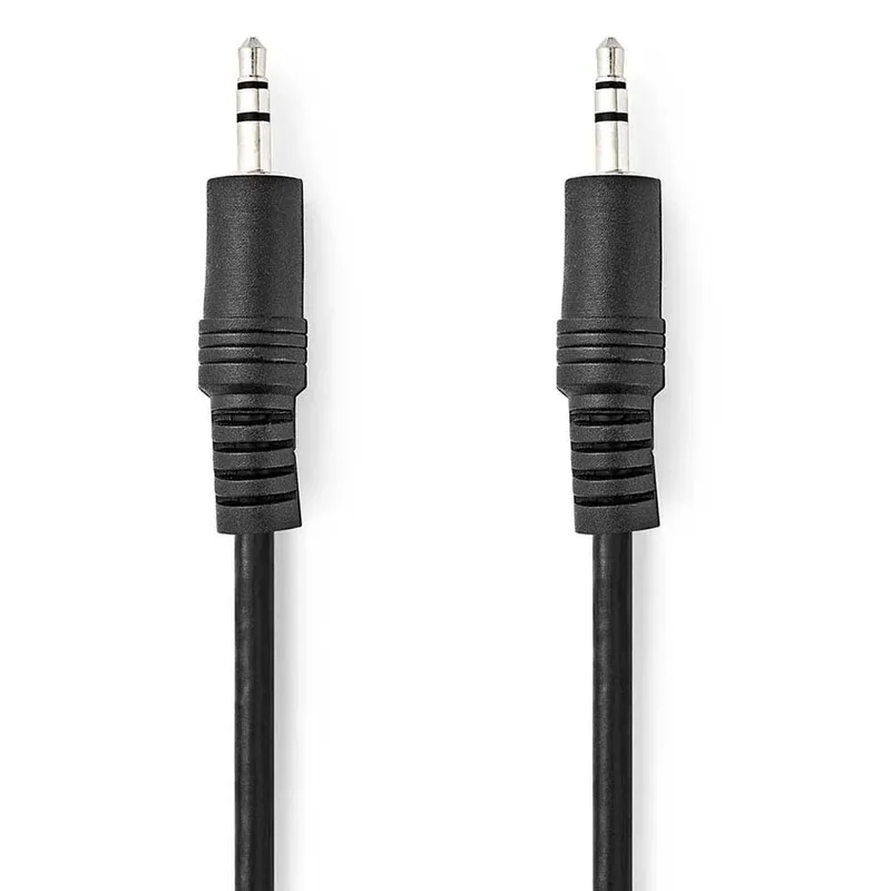 Cagl22000bk20 Stereo Audiokabel M-m Vernikkeld 3.5mm 3.5mm 2 M by Nedis – product photo 1 of 3