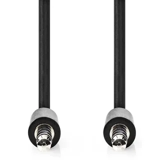 Cagl22005bk10 Stereo Audiokabel M-m Vernikkeld 3.5mm 3.5mm 1 M by Nedis – product photo 2 of 3