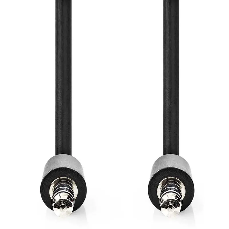 Cagl22005bk10 Stereo Audiokabel M-m Vernikkeld 3.5mm 3.5mm 1 M by Nedis – product photo 2 of 3