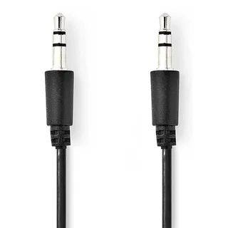 Cagl22005bk10 Stereo Audiokabel M-m Vernikkeld 3.5mm 3.5mm 1 M by Nedis – product photo 1 of 3