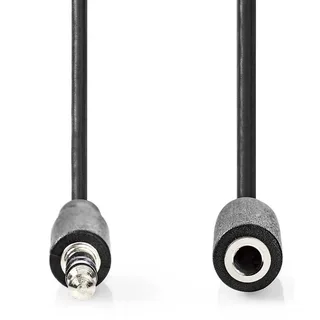 Cagl22050bk100 Stereo Audiokabel M-f Vernikkeld 3.5mm 3.5mm 10 M by Nedis – product photo 2 of 3