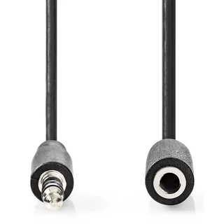Cagl22050bk50 Stereo Audiokabel M-f Vernikkeld 3.5mm 3.5mm 5 M by Nedis – product photo 2 of 3