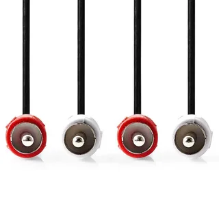 Cagl24200bk15 Stereo Audiokabel 2x Rca M-2x Rca M Vernikkeld 1.5 M by Nedis – product photo 2 of 3