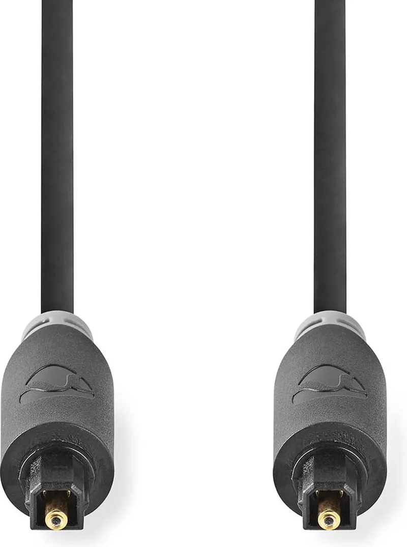 Optische Audiokabel - TosLink Male - TosLink Male - 3.00 m - Rond - PVC - Doos van Nedis in Antraciet – productfoto