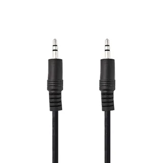 Stereo-Audiokabel - 3,5 mm Male - 3,5 mm Male - Vernikkeld - 1.00 m - Rond - Label van Nedis in Zwart – productfoto 2 van 2