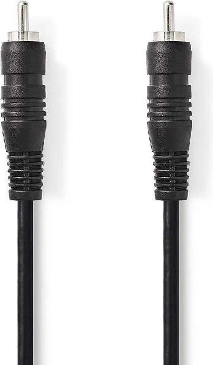 Subwoofer Kabel - 2 meter van Nedis in Zwart – productfoto