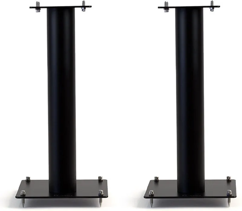 Stylum 2 zwart zijdeglans Speaker standaard van NorStone in Mat Zwart – productfoto