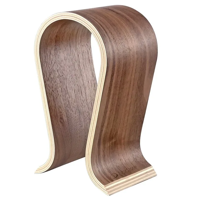 Wooden Headphone Stand walnoot by NorStone – product photo