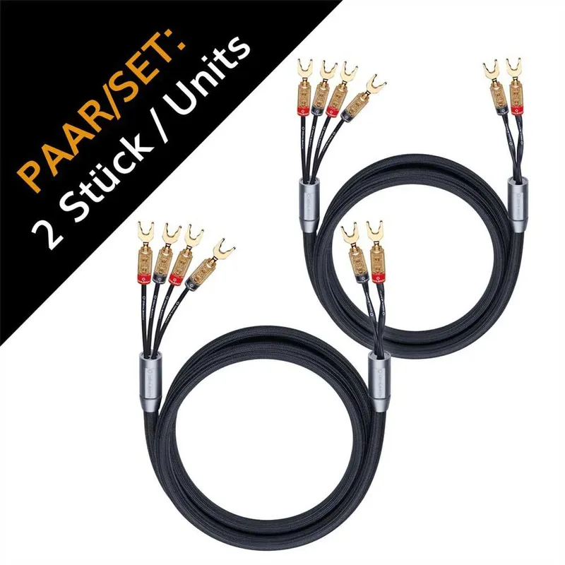 D1c14222 Luidsprekerkabel Met Terminals 3 M by Oehlbach – product photo 3 of 4