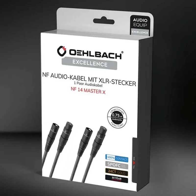 D1c2013 Xlr Analoge Audio Kabel 0.5 M by Oehlbach – product photo 3 of 3