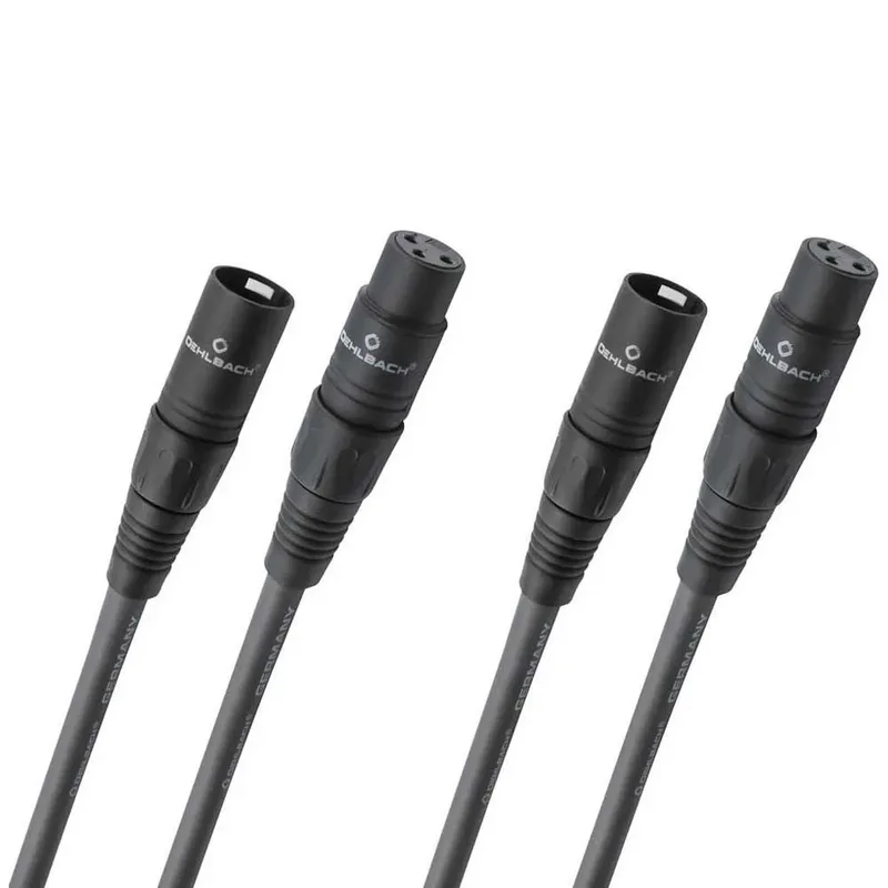 D1c2013 Xlr Analoge Audio Kabel 0.5 M by Oehlbach – product photo 1 of 3