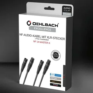 D1c2014 Xlr Analoge Audio Kabel 0.75 M by Oehlbach – product photo 3 of 3