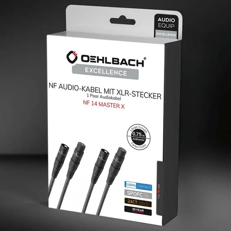 D1c2078 Xlr Analoge Audio Kabel 3 M 2 Eenheden by Oehlbach – product photo 3 of 3