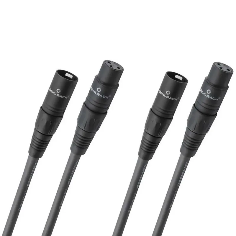 D1c2078 Xlr Analoge Audio Kabel 3 M 2 Eenheden by Oehlbach – product photo 1 of 3