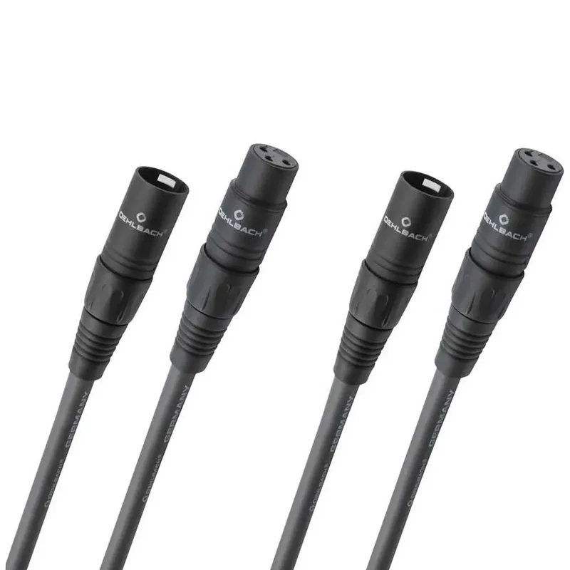 D1c2082 Xlr Analoge Audio Kabel 4 M 2 Eenheden by Oehlbach – product photo 1 of 3