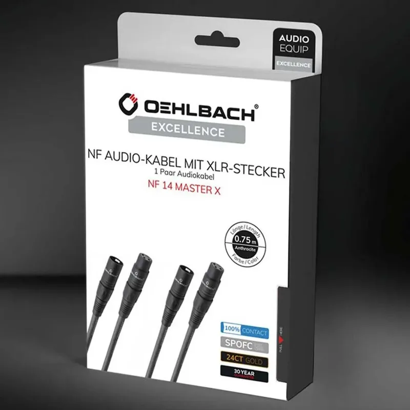 D1c2086 Xlr Analoge Audio Kabel 5 M 2 Eenheden by Oehlbach – product photo 3 of 3