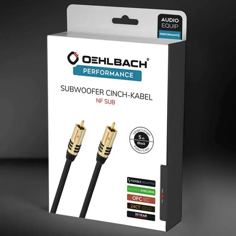 D1c21532 Subwoofer Cinch Kabel 2 M by Oehlbach – product photo 4 of 4