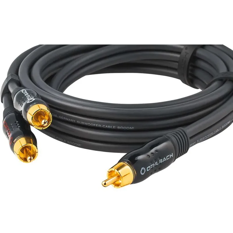 D1c23702 Subwoofer Y-rca-kabel 2 M by Oehlbach – product photo 2 of 6