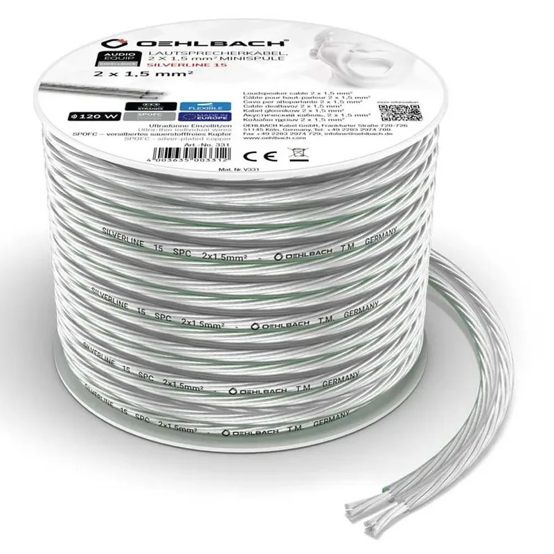 D1c332 8 M Luidsprekerkabel by Oehlbach – product photo