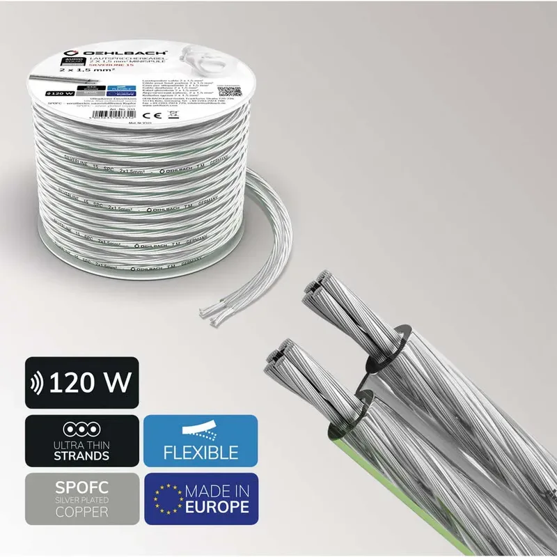 D1c332 8 M Luidsprekerkabel de Oehlbach – photo produit 3 sur 3